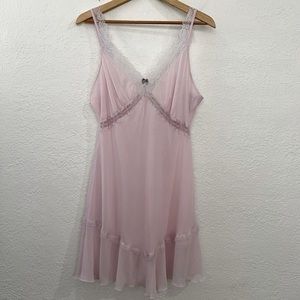Linea Donatella Lace Pink Chemise Medium